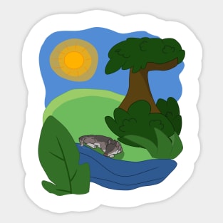 Lazy Days Sticker